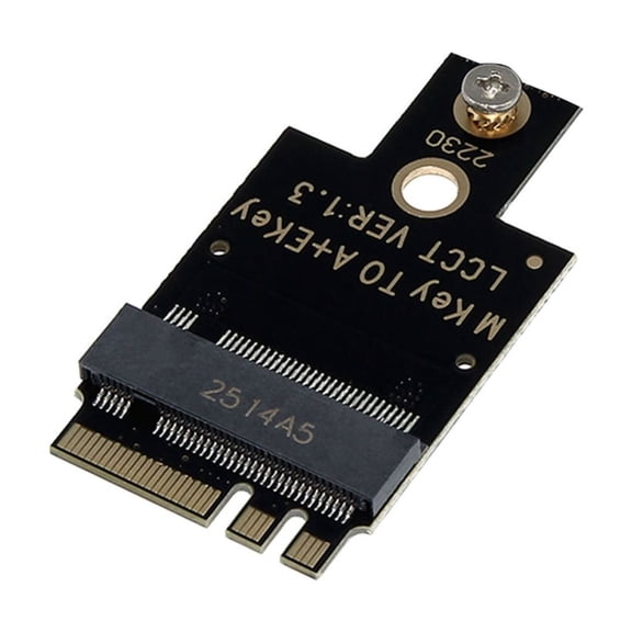M.2 A+E NVMe SSDs to PCIExpress4.0 Host Controller Expansion Card, Supports 2230 NVME SSDs
