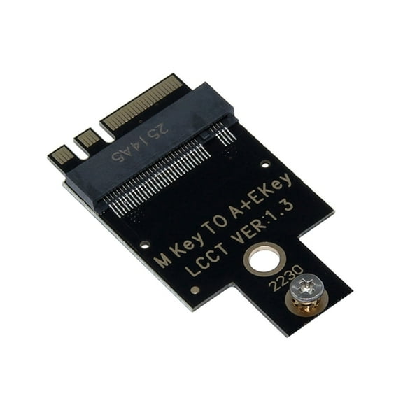 M.2 A+E to NVME SSD Adapter M2 WIFI Interface A/E Key to M Key PCIE4.0 Riser Card with Bracket for 2230 NVME SSD