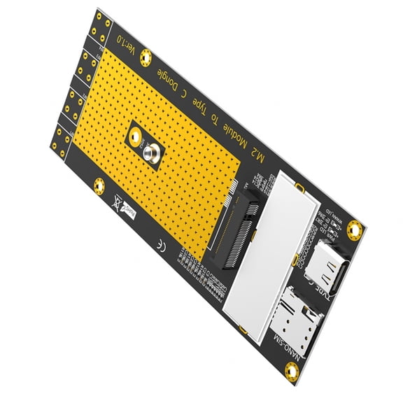 M.2 B Key Module to Type C Adapter Card for RM500Q/RM500U/GM800/SIM8200