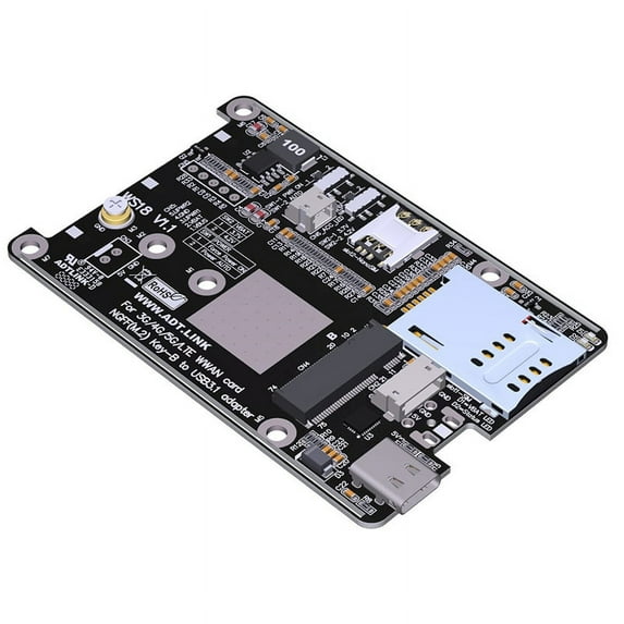 M.2 B-Key WWAN 5G IoT Card Slot to USB Tyep-C 4G LTE 5G Module Adapter ...