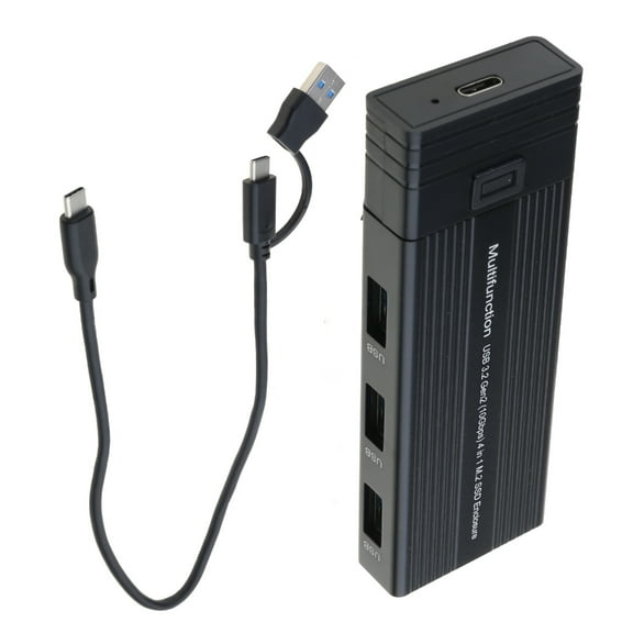 M.2 External SSD Case USB C 3.2 Connection 10Gbps Transfer For NVMe
