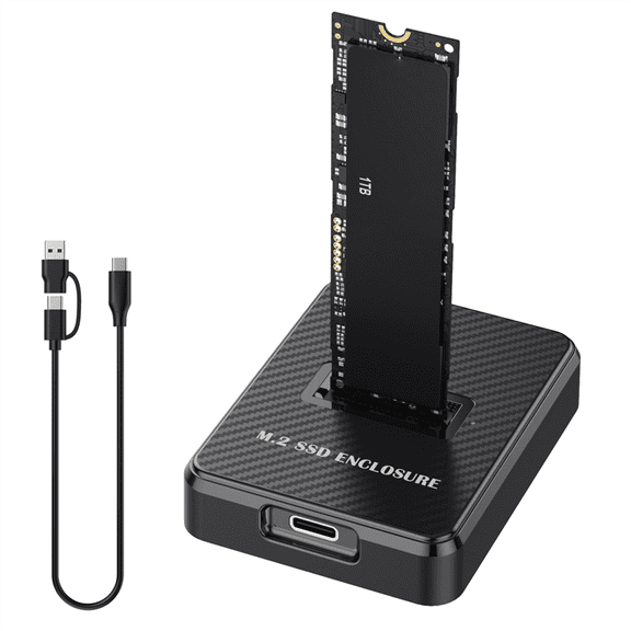 M.2 Hard Disk Holder Nvme/Sata Dual Protocol Solid State Hard Disk Box Usb3.2 Notebook External NVME SD Docking Station
