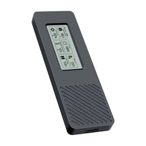 M.2 Hard Drive Box M.2 NVME SSD Enclosure USB 3.2 10 Gbps M.2 SSD Case Digital Display Support UASP for Hard Disk