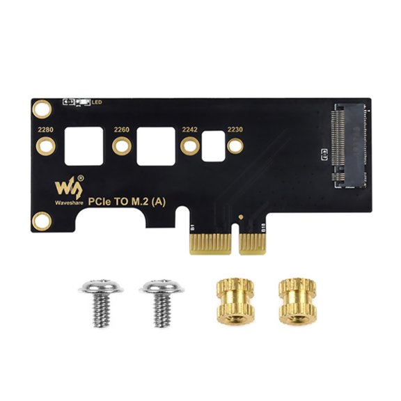 M.2 Interface PCIe Adapter for Different M.2 Drives, LED Status Indicator Accessory Adapter APPLAYERR Spare Part