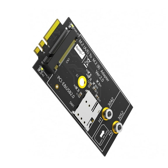 M.2 Key B To A+E Adapter With Card Slot Converters For 3G 4G 5G LTE WWAN