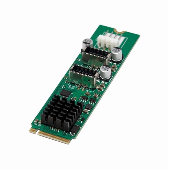 M.2 M ASM3142 2-Port 10Gbps TYPE-E USB3.1 Industrial Control Expansion Card, M.2 ASM3142 USB3.1 TYPE-E Expansion Card