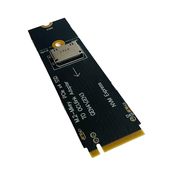 M.2 M-Key PCIEX4 SSD to ocul ink SFF 8612 Port Adapter NVME to U.2 Converter