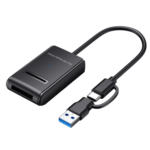 M.2 Mobile Hard Disk Easy Drive Line NVMe Protocol Computer Type-C3.2 External M2 Solid State Hard Disk Reading,1 * M.2 mobile hard disk,Black