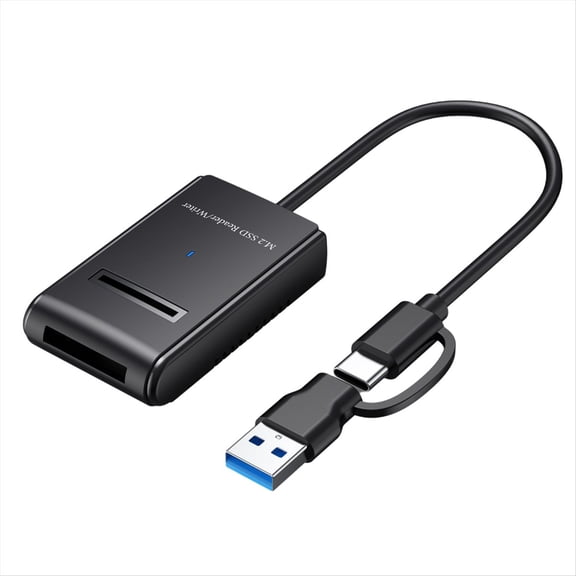 M.2 Mobile Hard Disk Easy Drive Line NVMe Protocol Computer Type-C3.2 External M2 Solid State Hard Disk Reading,1 * M.2 mobile hard disk,Black