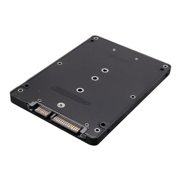 M.2 NGFF to 2.5 Inch SSD/MSATA to Adapter Card Case (B Key for PC Adapter M2 +M Desktop Socket NGFF ),1 * NGFF SSD To 2.5 Adapter Card Case,black