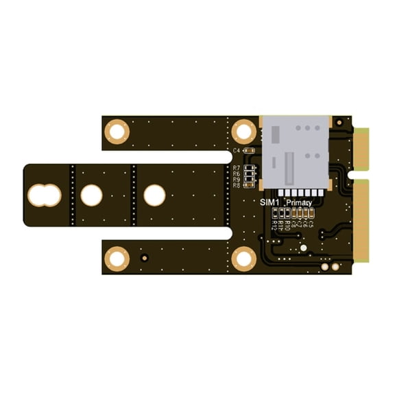 M.2 NGFF Key B To Mini PCI E Converter Adapter with SIM Card Slot for 3G/4G/5G Modules