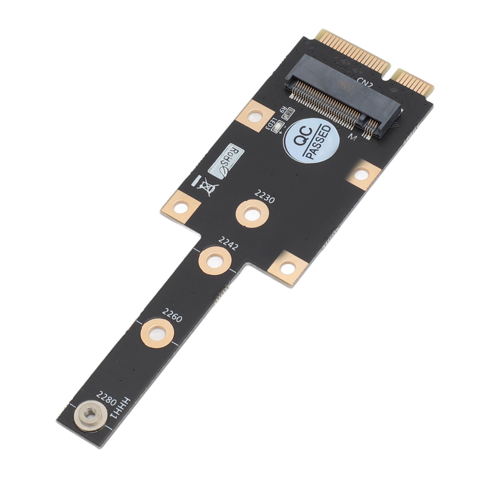 Nvme Adapter M2 M.2 NGFF/NVME Length Extend Adapter 2242-2280 Only SSD Extension Bracket Card Plate Pcb Board Computer Case M.2 2230 Nvme Ssd