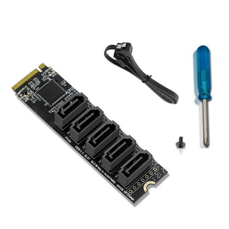 3-Port M.2 SSD (NGFF) Adapter Card - 1 x PCIe (NVMe) M.2, 2 x SATA III M.2  - PCIe 3.0