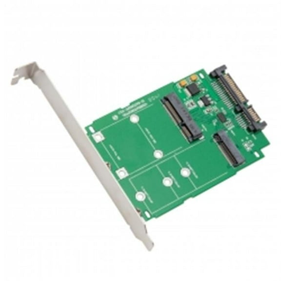 M.2 (NGFF) & mSATA SSD to SATA III with Standard & Low Profile Brackets