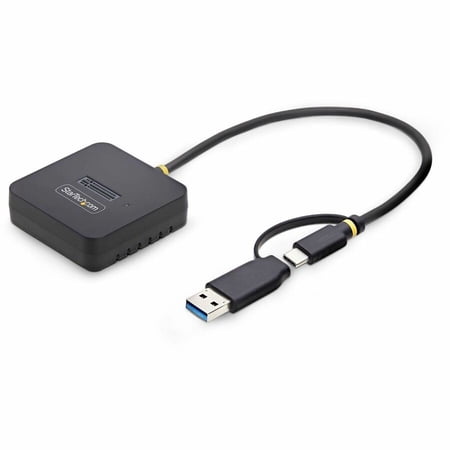StarTech USB-C/USB-A to M.2 NVMe Dock Adapter, 10Gbps, Tool-Free External M.2 NVMe SSD Reader, B+M/M-Key