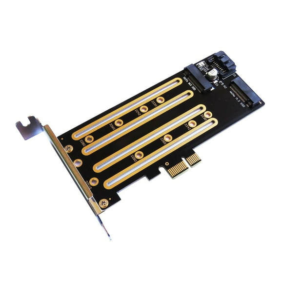 M.2 NVME SSD To PCIe 4.0 X1 Adapter Card for Desktop PC 2230 2242 2260 2280 SSD