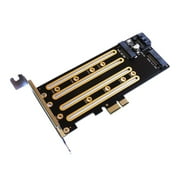 M.2 NVME SSD To PCIe 4.0 X1 Adapter Card for Desktop PC 2230 2242 2260 2280 SSD