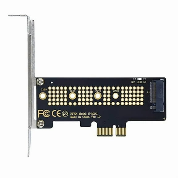 M.2 NVME SSD to PCIe 4.0 Adapter Card 64Gbps M-Key PCIe4.0 X1 for Desktop PC PCI-E GEN4,1 x PCIe Card,Black
