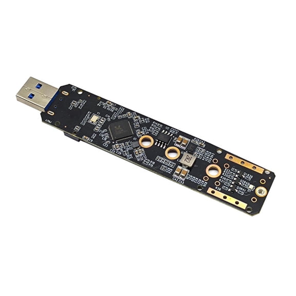 M.2 NVME SSD to USB 3.2 GEN2 10Gbps Adapter Board, M.2 NVMe to USB-A 3.0 Converter Card for 2230 2242 2260 2280 SSD