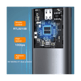M.2 NVMe/NGFF SSD Enclosure NVMe SATA to USB 3.1 Gen2 10 Gbps NVMe PCI ...