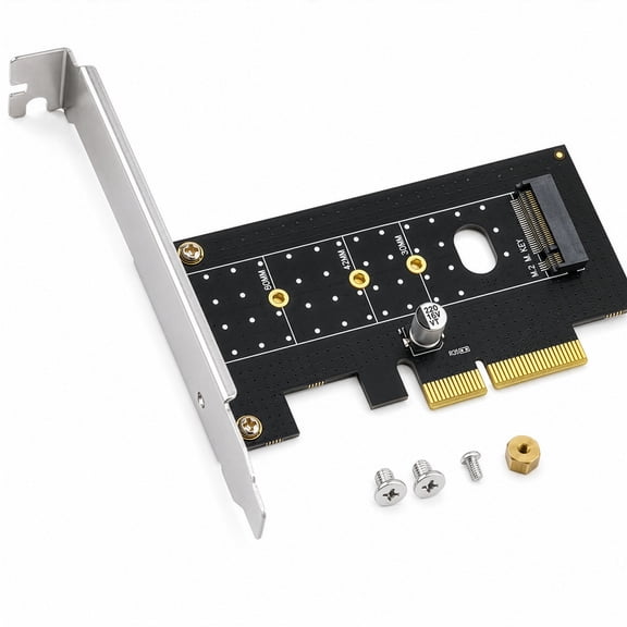 M.2 NVMe SSD NGFF to PCIE X4 Adapter M Key Interface Card Support PCI-e PCI Express 3.0 x4 2230-2280 Size M2 SSD M2 PCIE Adapter