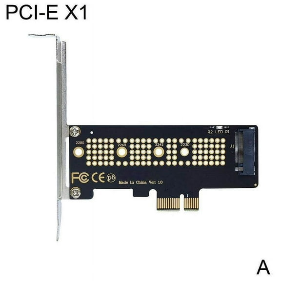 M.2 NVMe SSD to PCIe Adapter, Supports 2230-2280 Drives, No Driver Needed, Compatible with Windows 7/8/10 & Linux, For 9+ Series Motherboards, Boosts Boot & Transfer Speed