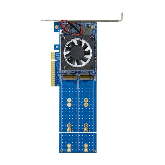 M.2 NVMe Ssds PCIe4.0 Expansion Card Quads Channel Support NoBIOS Setups Required