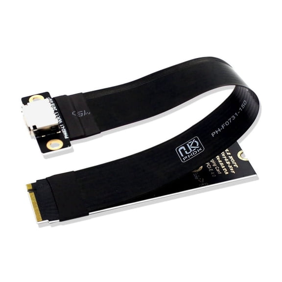 M.2 NVMe to Oculink Extension Cable SFF-8611 SFF-8612 Female Adapter Cable Laptop Graphics Card Extension Cable