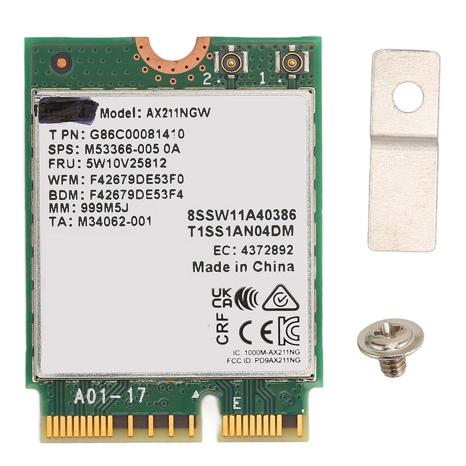 M.2 Network Card, M.2 KEY E Interface WiFi Network Card For Business
