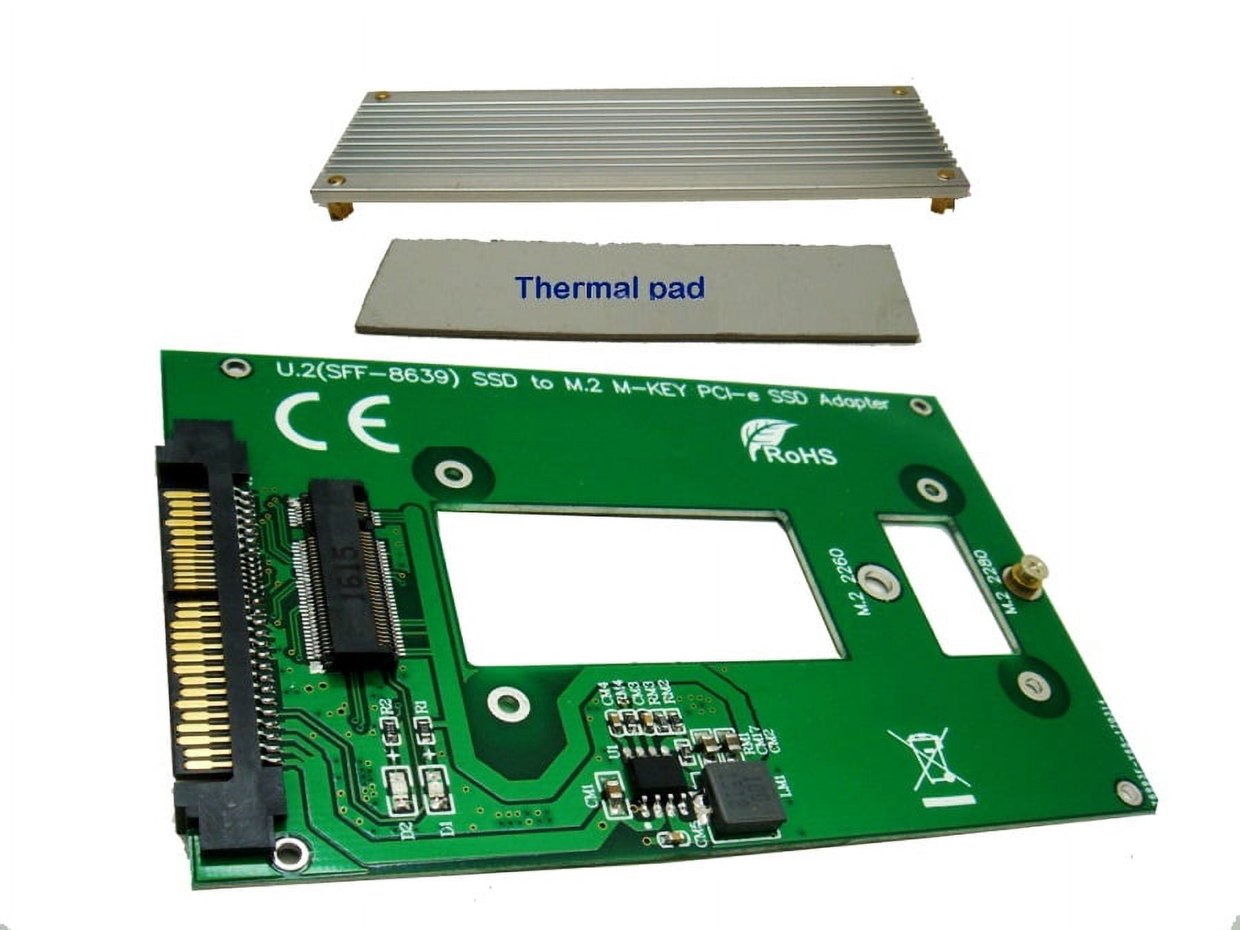 M.2 PCIe SSD Adapter as U.2 SFF-8639 SSD - Walmart.com