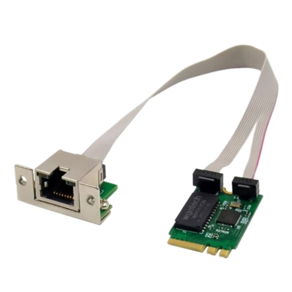 M.2 RJ45 Networks Adapter RTL8125BG Chip M.2 Gigabit Ethernet Networks Card 2.5G/1000/100Mbps PCIE Bus Networks Card