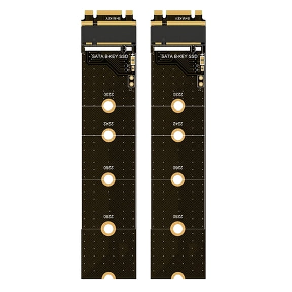 M.2 SSD Adapter Card Test Protector Board M Key PCIE NVME Extension Protection Hard Drive Adapter Card Black M Key
