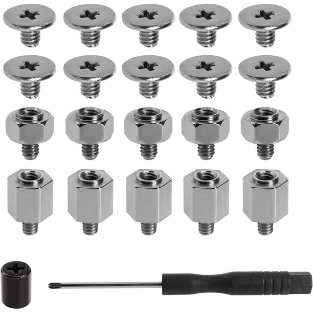 M.2 SSD NVMe Screws Mounting Kit PC Motherboard Screw Kit Compatible