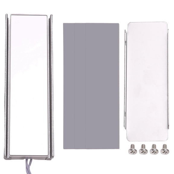 M.2 SSD Radiator HeatSink 5V 3PIN ARGB Solid State Hard Disk Cooler AURA Sync Aluminum Alloy for 2280 Silver