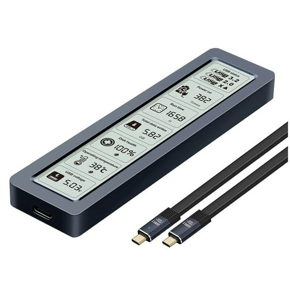 M.2 SSD NVME Enclosure USB3.2 Gen2x2 Type C 20Gbps SSD Case M.2 NVME Enclosure Disk Box Tool Free SSD Case