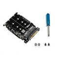 thumbnail image 1 of M.2 SSD to U.2 Adapter 2in1 M.2 NVMe and SATA-Bus NGFF SSD to PCI-E U.2 SFF-8639 Adapter PCIe M2 Converter,Without Shell, 1 of 5