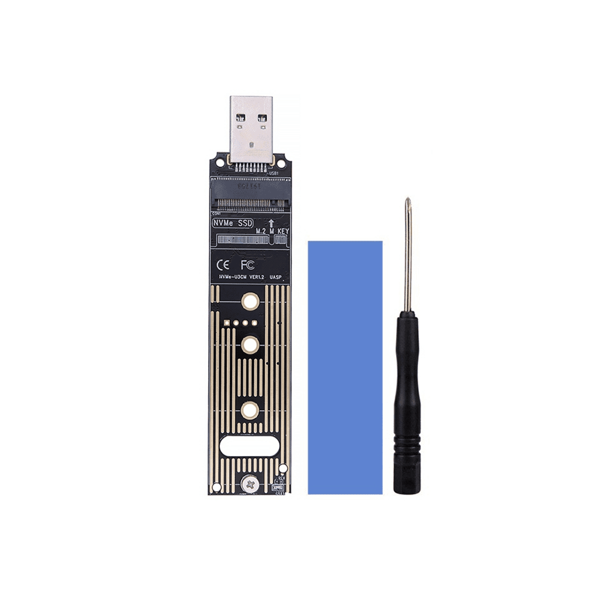M.2 SolidState Drive NVME Protocol to USB3.1 Adapter Card SSD Solid