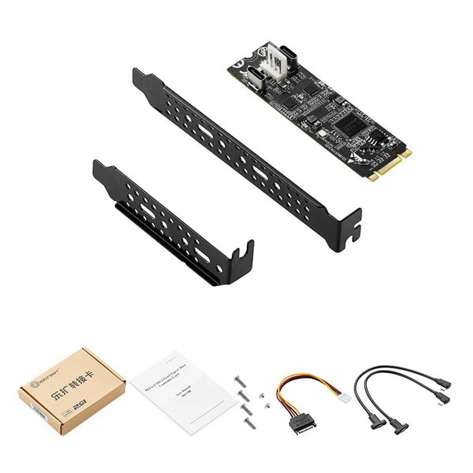 M.2 to 2Port 10G Expansion Card Dual TypeC Interface Industrial