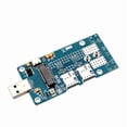 thumbnail image 1 of M.2 to USB 3.0 Adapter with Dual NANO SIM Card Slot Support 3G/4G/5G/LTE Module 3042/3052 for Desktop PC, 1 of 6