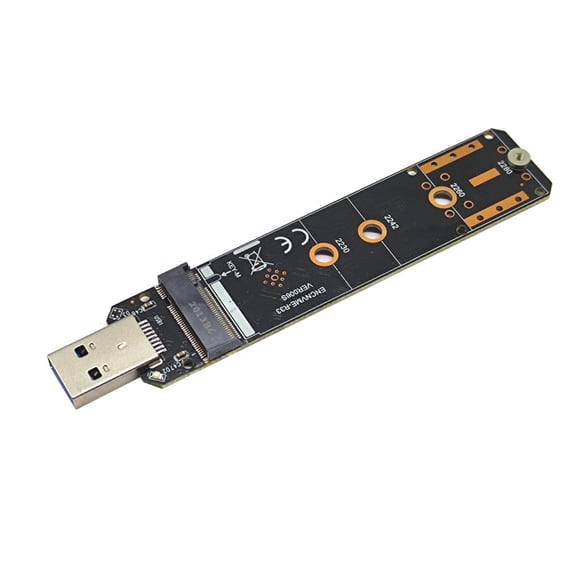 M.2 to USB Adapter SSD Board M.2 NVME SSD to USB3.2 GEN2 10Gbps Adapter Card Support for 2230 2242 2260 2280
