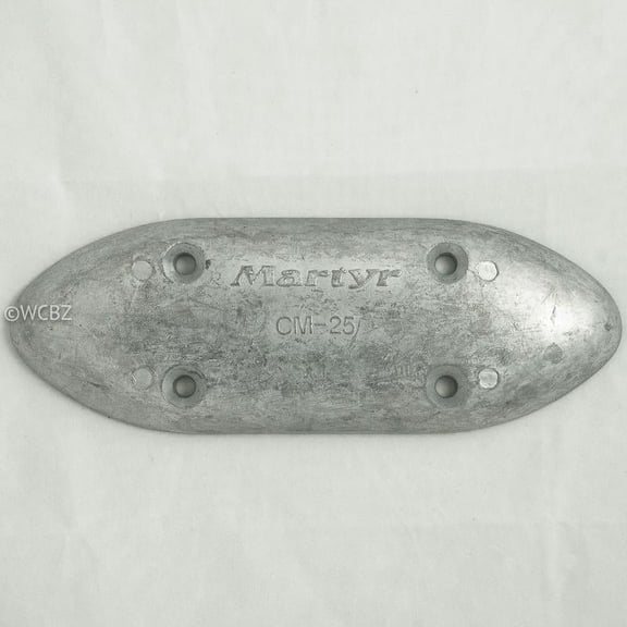 M-25 Football 4-Hole Hull Plate - Magnesium -