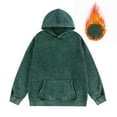 thumbnail image 1 of M-4X Big & Tall Hoodies for Men with Front Pocket Plus Size Fleece Lined Sweatshirts Mens Vintage Washed Long Sleeve Pullover Streetwear Hoodie Tops, 1 of 3