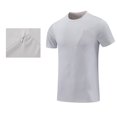 thumbnail image 1 of M-4X Plus Size Mens Big & Tall T-Shirts with Zipper Pocket Short Sleeve Tees Tops Athletic Workout Solid Crewneck Slim-Fit Cooling Tshirts, 1 of 5