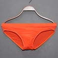 thumbnail image 1 of M-4X Plus Size Underwear for Men Thongs Big & Tall Low Waisted Briefs Mens Casual Solid Color Stretchy Breathable High-Cut Brief, 1 of 3