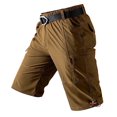 thumbnail image 1 of M-5X Big & Tall Cargo Shorts for Men with Pockets Plus Size Relaxed Elastic Waist Casual Solid Color Straight Leg Work Bermuda Short, 1 of 2