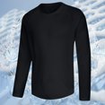 thumbnail image 1 of M-5X Mens Plus Size T-Shirts Big & Tall Long Sleeve Sun Protection UV Shirts Pullover Slim-Fit Solid Lightweight Athletic Workout Tees Tops, 1 of 7