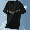thumbnail image 1 of M-5X Plus Size Cooling T Shirts for Men Big & Tall Sun Protection Short Sleeve Tees Tops Stretchy Pullover Slim Crewneck Gym Athletic Tshirts Shirt, 1 of 3