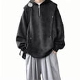 thumbnail image 1 of M-5X Plus Size Hoodies for Men with Pocket Fleece Lined Big & Tall Sweatshirts Pullover Long Sleeve Trendy Tie-Dye Streetwear Hooded Tops, 1 of 8