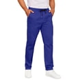 thumbnail image 1 of M-5X Plus Size Pants for Men Big & Tall Straight Leg Trousers with Pockets and Drawstring Elastic Waist Solid Color Breathable Athletic Workout Pant, 1 of 6