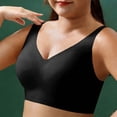 thumbnail image 1 of M-5X Plus Size Sports Bras for Women Wireless Push Up Tshirt Bralettes Womens Pullover Full-Coverage Support Yoga Underwear Bra, 1 of 6